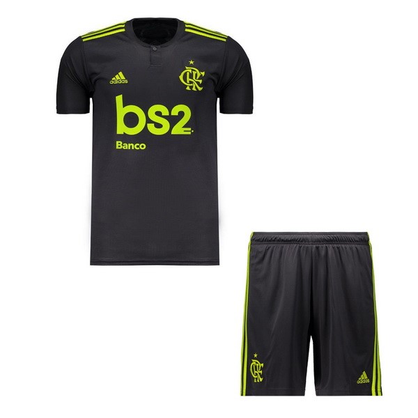 Camiseta Flamengo 3ª Niños 2019-2020 Verde Negro